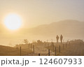 天空の城 竹田城から見る雲海 124607933