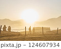 天空の城 竹田城から見る雲海 124607934