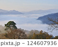 天空の城 竹田城から見る雲海 124607936