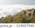 天空の城 竹田城から見る雲海 124607946