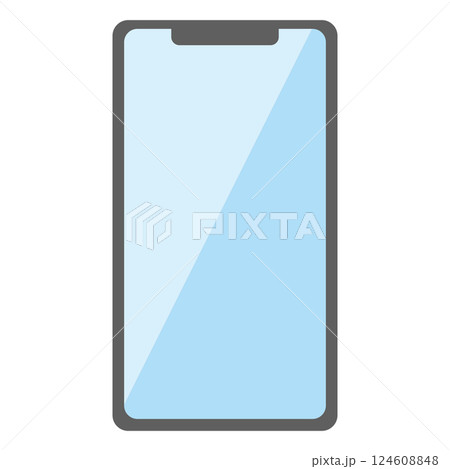シンプルなスマホ　画面 124608848