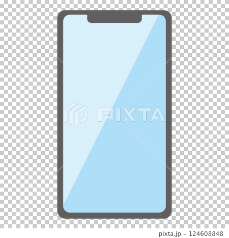 シンプルなスマホ　画面 124608848