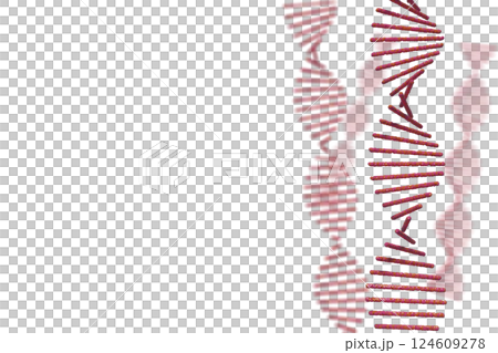 Image of double helix of DNA Image of double helix of DNA 124609278