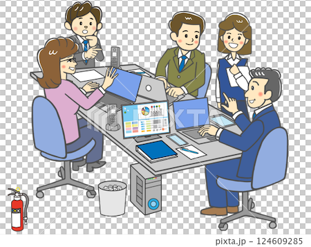 小型辦公室中的 DX 和 ABW 協作環境 124609285