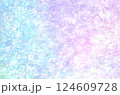神秘的、メルヘン、幻想的なきらきら光るグラデーション背景壁紙イラストテクスチャ【ピンク、紫、水色】 124609728