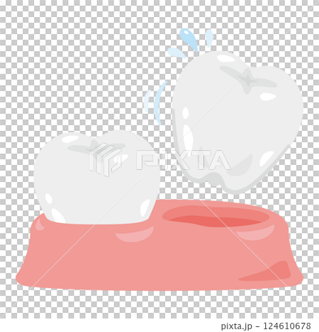 缺牙的插圖 124610678