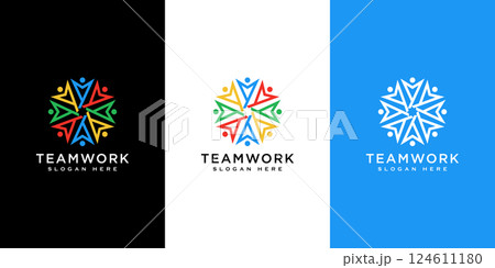 people vector design represents teamwork, diversity, signs and symbols. people vector design represents teamwork, diversity, signs and symbols. 124611180