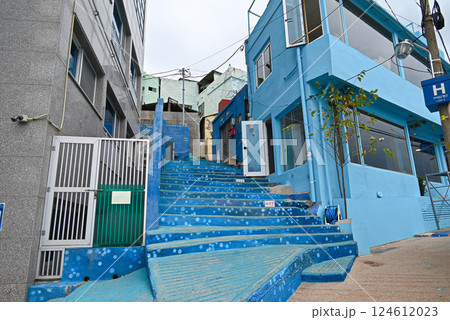 【韓国/釜山】白瀬文化村（ヒンヨウル文化村)の風景 124612023