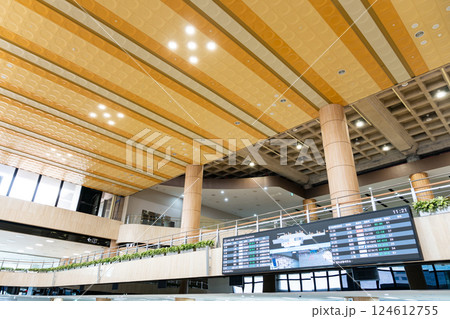 金浦国際空港　国際線ターミナルの案内板　韓国ソウル 124612755