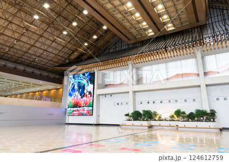 金浦国際空港　国際線ターミナルの風景　韓国ソウル 124612759