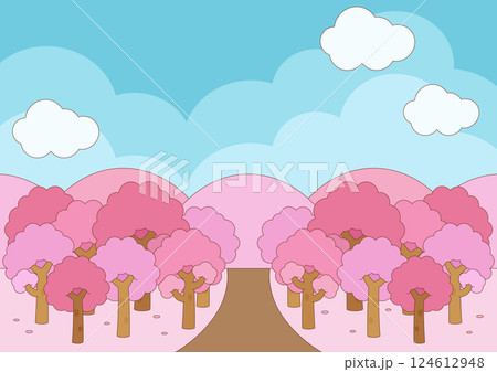 spring forest scenery background 2 124612948