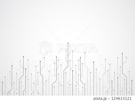 Abstract background with technology circuit board texture. Electronic motherboard illustration. Communication and engineering concept. Vector illustration Abstract background with technology circuit board texture. Electronic motherboard illustration. Communication and engineering concept. Vector illustration 124613121