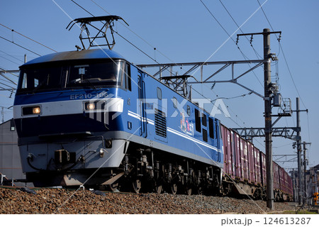 東海道本線を走るEF210-106コンテナ貨物列車 124613287