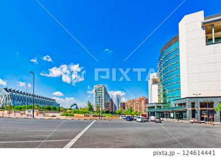 Valencia. Urban views-landscapes third largest city in Spain. 124614441