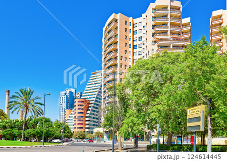 Valencia. Urban views-landscapes third largest city in Spain. 124614445