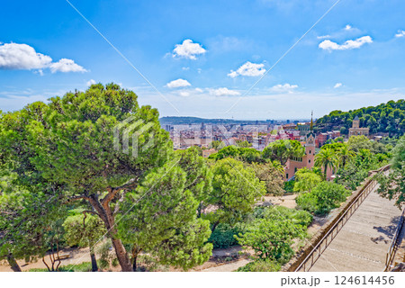 Barcelona. Gorgeous and amazing Park Guel . 124614456
