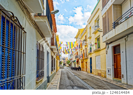 Spain. City views of Sitges,a beautiful town near Barcelona. Spain. City views of Sitges,a beautiful town near Barcelona. 124614484