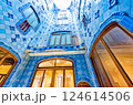 Interior and inner chambers Gaudi's creation- House Casa Batllo. 124614506