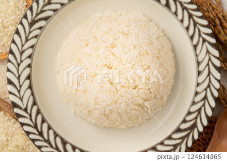 ごはん イネ 米 124614865