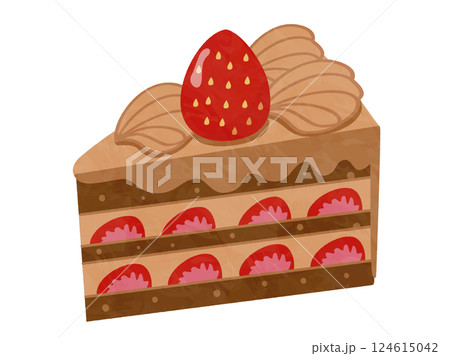 チョコレートケーキ 124615042