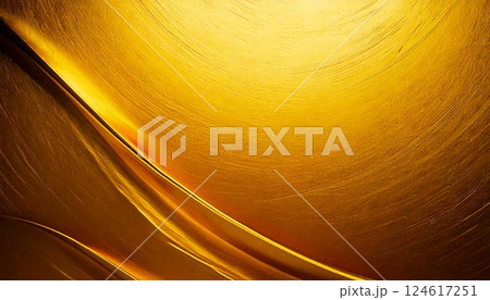 ゴールドの背景素材 124617251