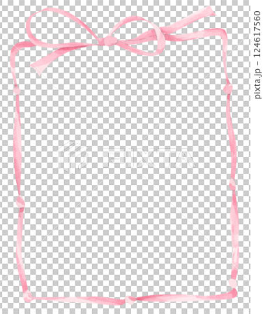 Watercolor bow frame collection featuring coquette style ribbons in blush tones, ideal for cute card designs, decorative borders, and digital crafts. Watercolor bow frame collection featuring coquette style ribbons in blush tones, ideal for cute card designs, decorative borders, and digital crafts. 124617560