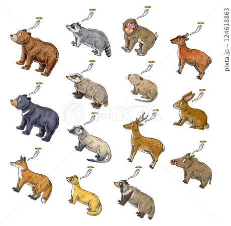 死んだ害獣セット 124618863