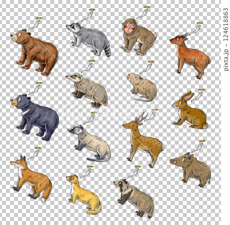 死んだ害獣セット 124618863