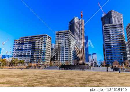 東京　中央区　晴海ふ頭にある 晴海ふ頭公園 124619149