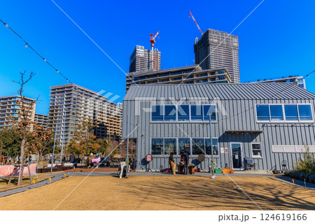 東京　中央区　晴海ふ頭にある 晴海ふ頭公園 124619166