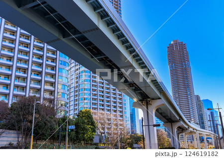 東京 港区 東新橋の都市風景 東京 港区 東新橋の都市風景 124619182