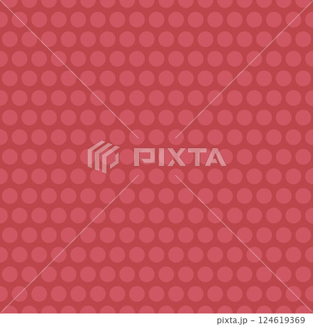 Geometric seamless pattern, consists of circles, background is soft scarlet, fashion style 124619369