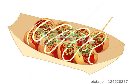 たこ焼き マヨネーズ ネギ 124620287