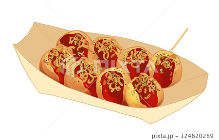 たこ焼き たこ焼き 124620289