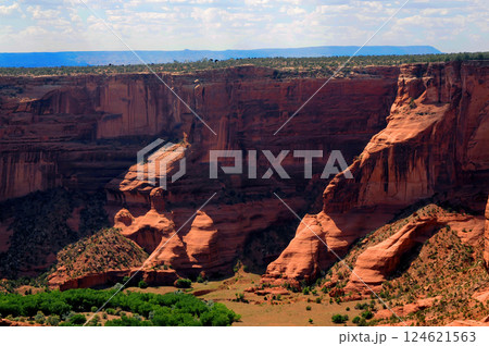 Surrounding Terrain, Cliffs, and Valley Canyon De Chelly Arizona Surrounding Terrain, Cliffs, and Valley Canyon De Chelly Arizona 124621563