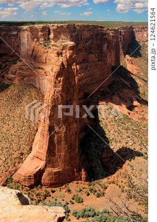 Surrounding Terrain, Cliffs, and Valley Canyon De Chelly Arizona 124621564