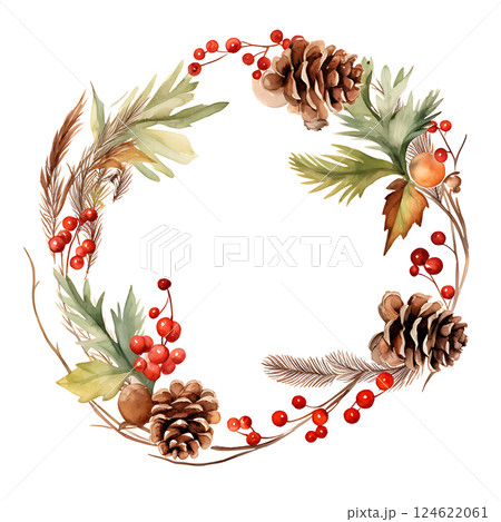 Watercolor painting Realistic Autumn natural leaves set botanical on white background. Watercolor painting Realistic Autumn natural leaves set botanical on white background. 124622061