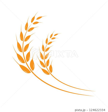 wheat Logo Template vector icon design 124622334
