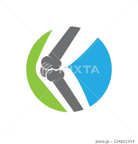 Bone ilustration logo vector 124622354