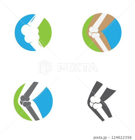Bone ilustration logo vector 124622356