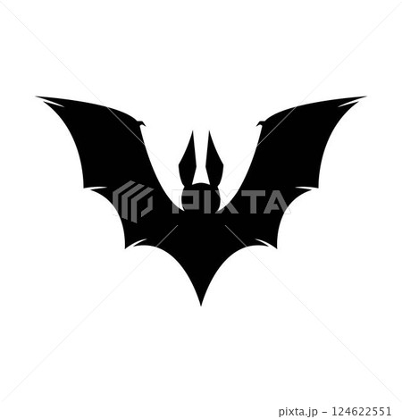 bat ilustration vector icon bat ilustration vector icon 124622551