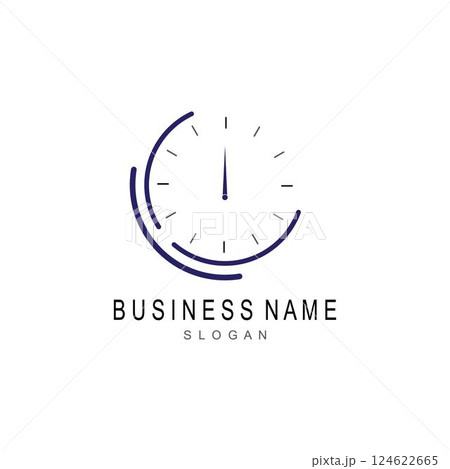 clock logo template vector clock logo template vector 124622665