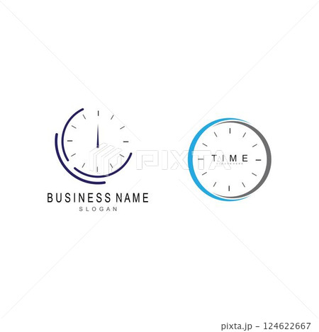 clock logo template vector clock logo template vector 124622667