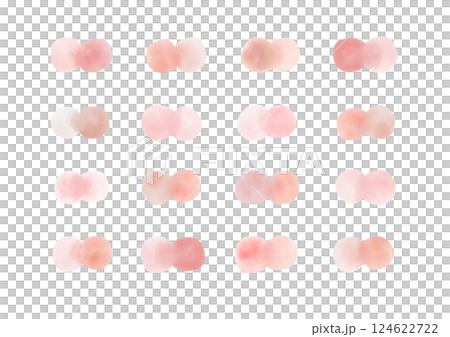 Round watercolor pattern 4 Round watercolor pattern 4 124622722