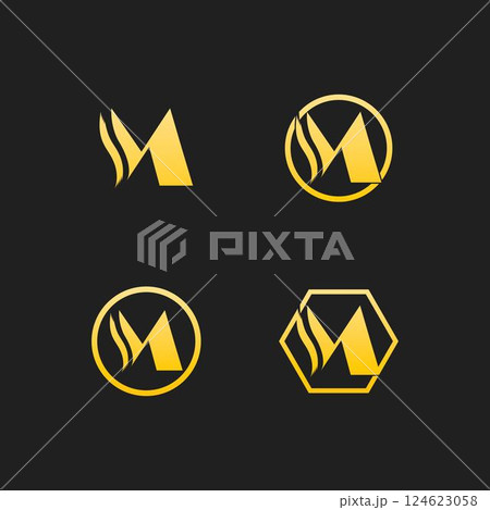 M Letter Logo 124623058