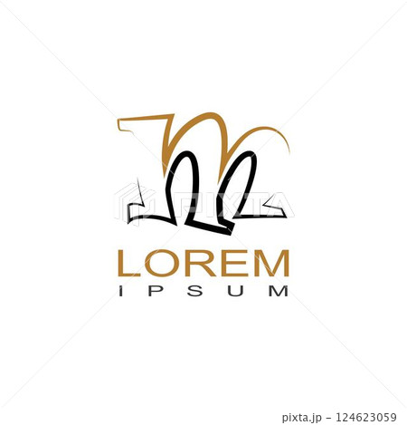 M Letter Logo 124623059