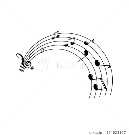 Music note Icon Vector 124623167