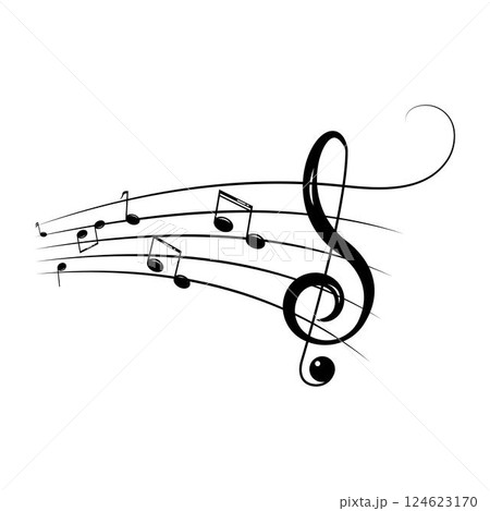 Music note Icon Vector 124623170