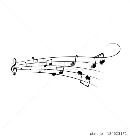 Music note Icon Vector 124623172