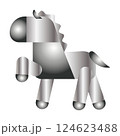 シルバー馬アイコン 124623488